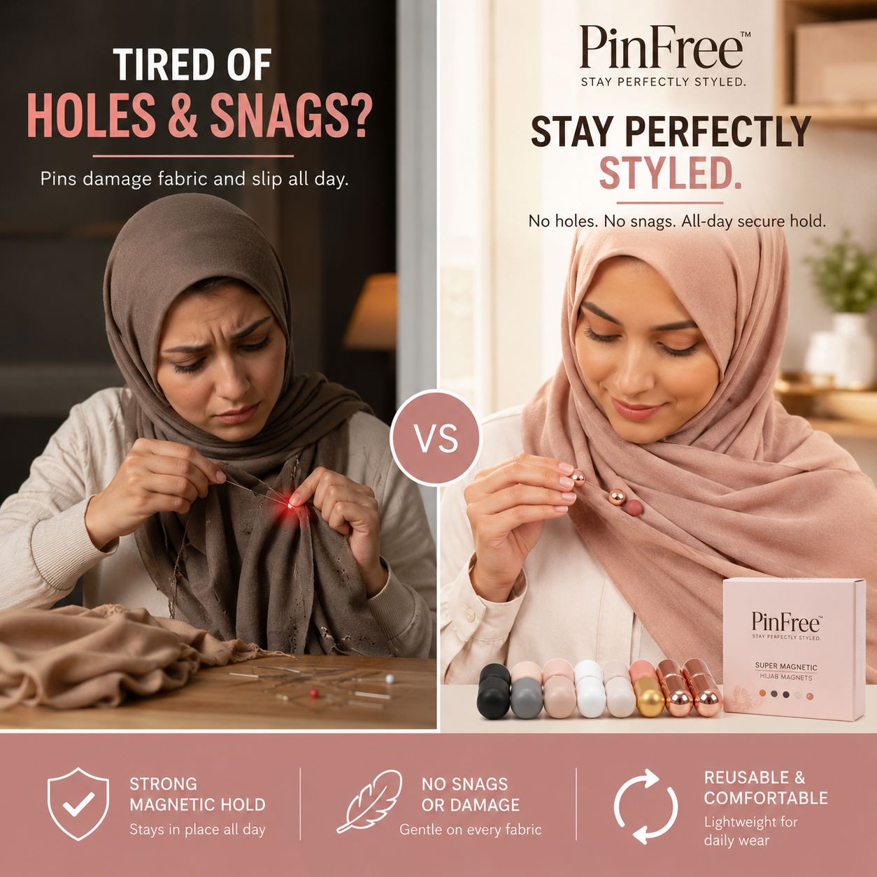 PinFree - Stay Perfectly Styled.