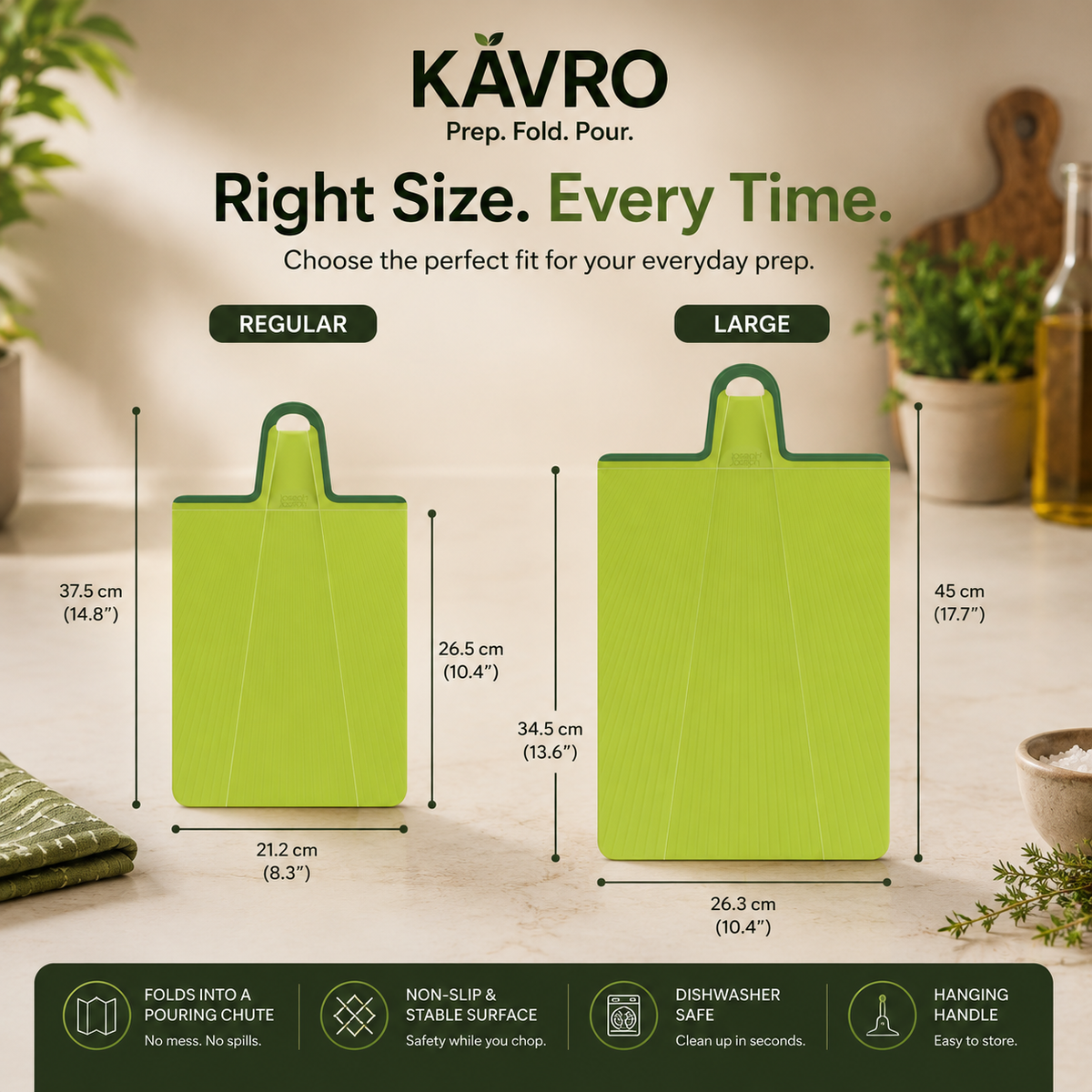 Kavro - Prep. Fold. Pour.
