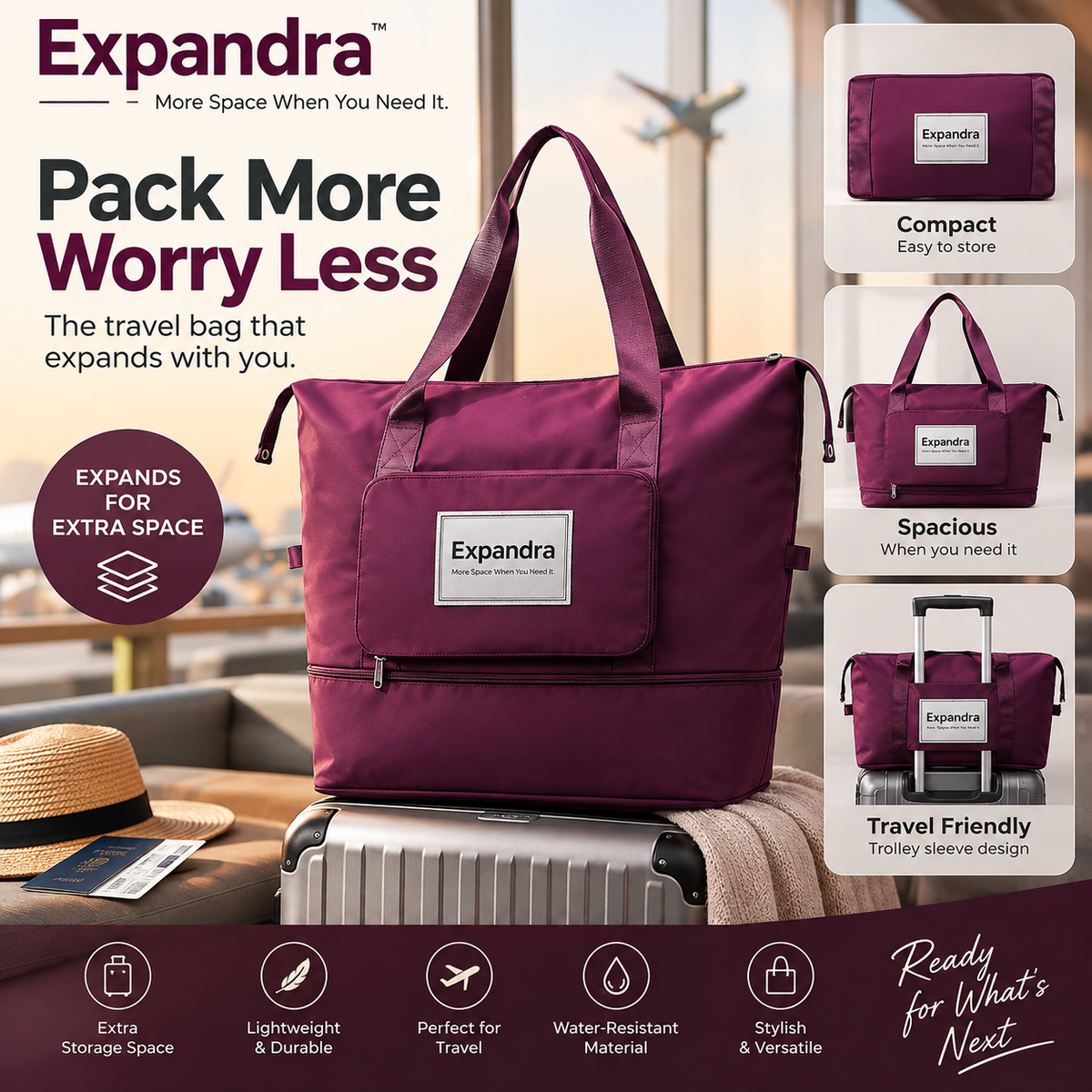 Expandra -  More Space When You Need It.