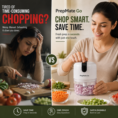 PrepMate Go™ – Cordless Smart Kitchen Chopper