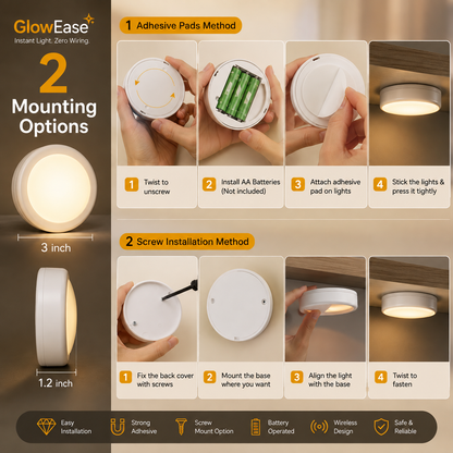 GlowEase - Instant Light. Zero Wiring.