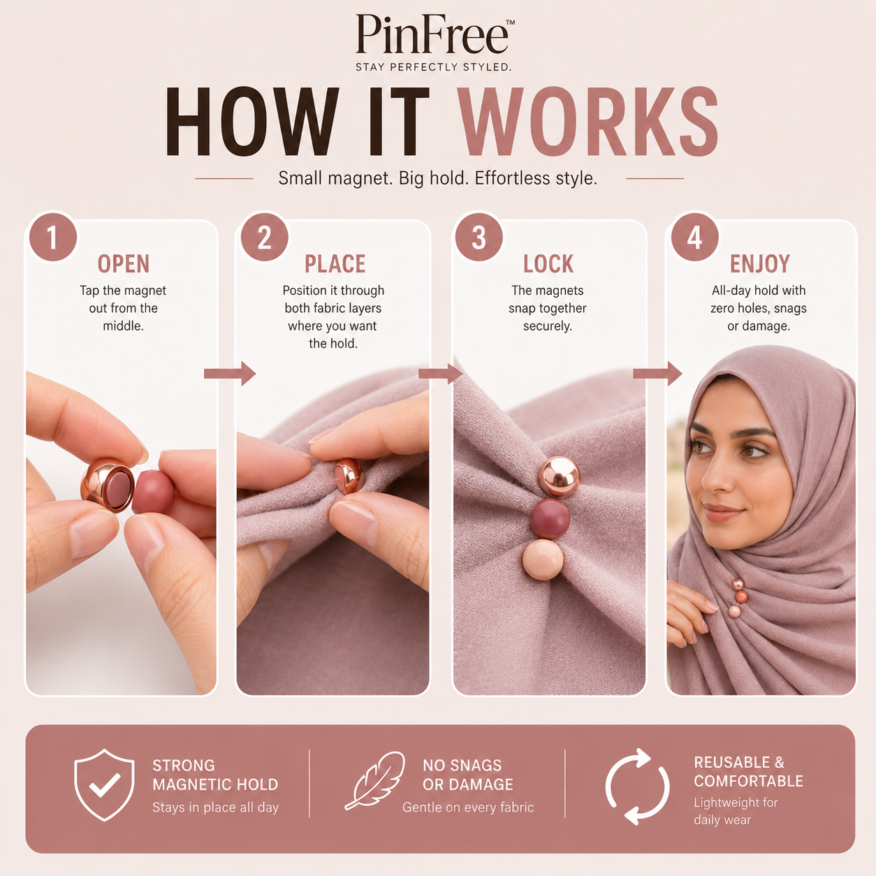 PinFree - Stay Perfectly Styled.