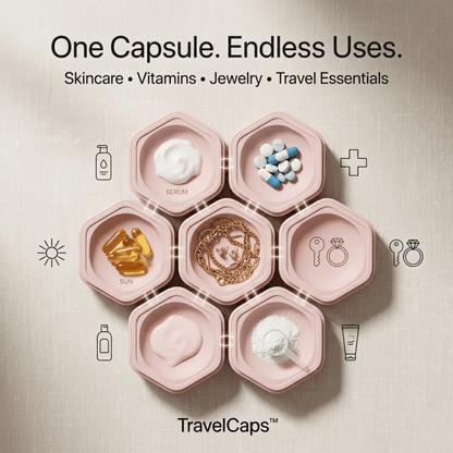 TravelCaps™ —  No Spills. No Stress. Just Travel.