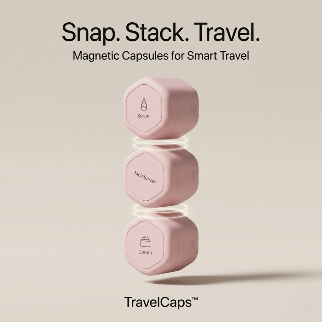 TravelCaps™ —  No Spills. No Stress. Just Travel.