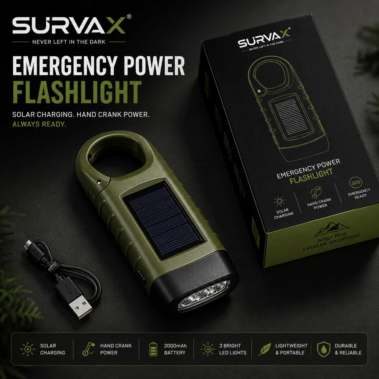 SurvaX - Never Left In The Dark.