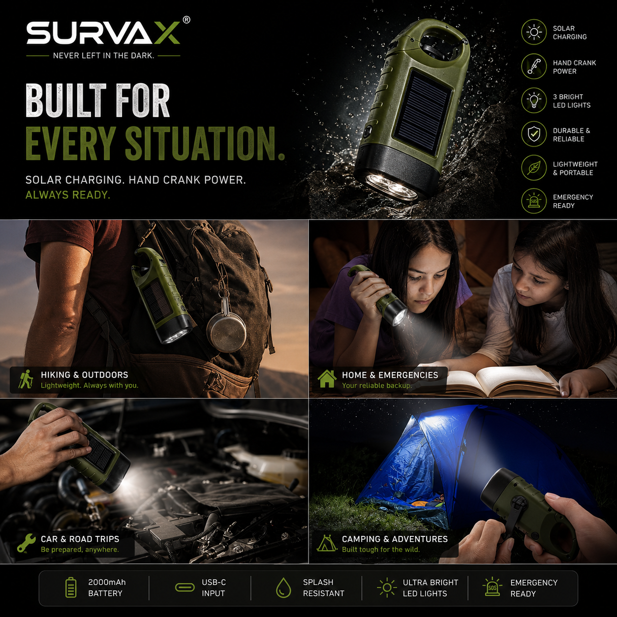 SurvaX - Never Left In The Dark.