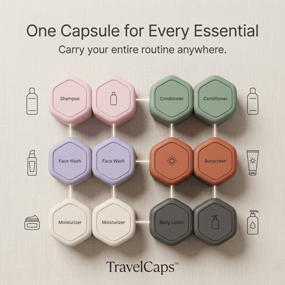 TravelCaps™ —  No Spills. No Stress. Just Travel.