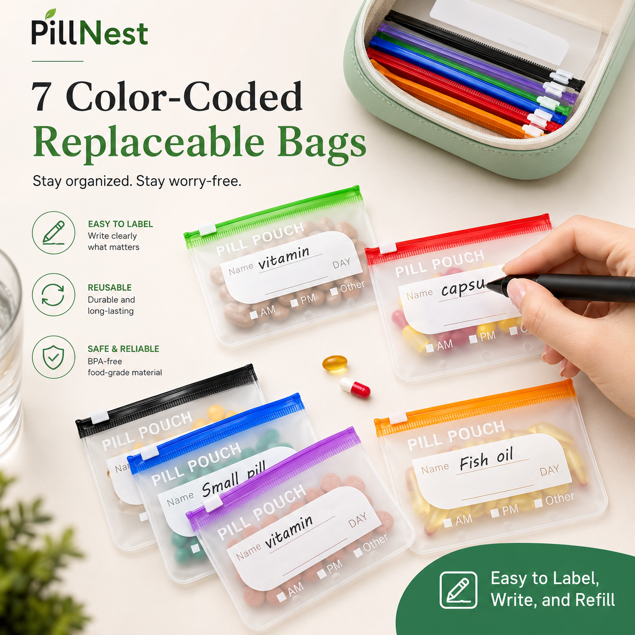 PillNest - Organized health, wherever you go.