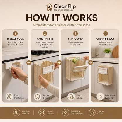 CleanFlip - Flip Open. Clean Up.