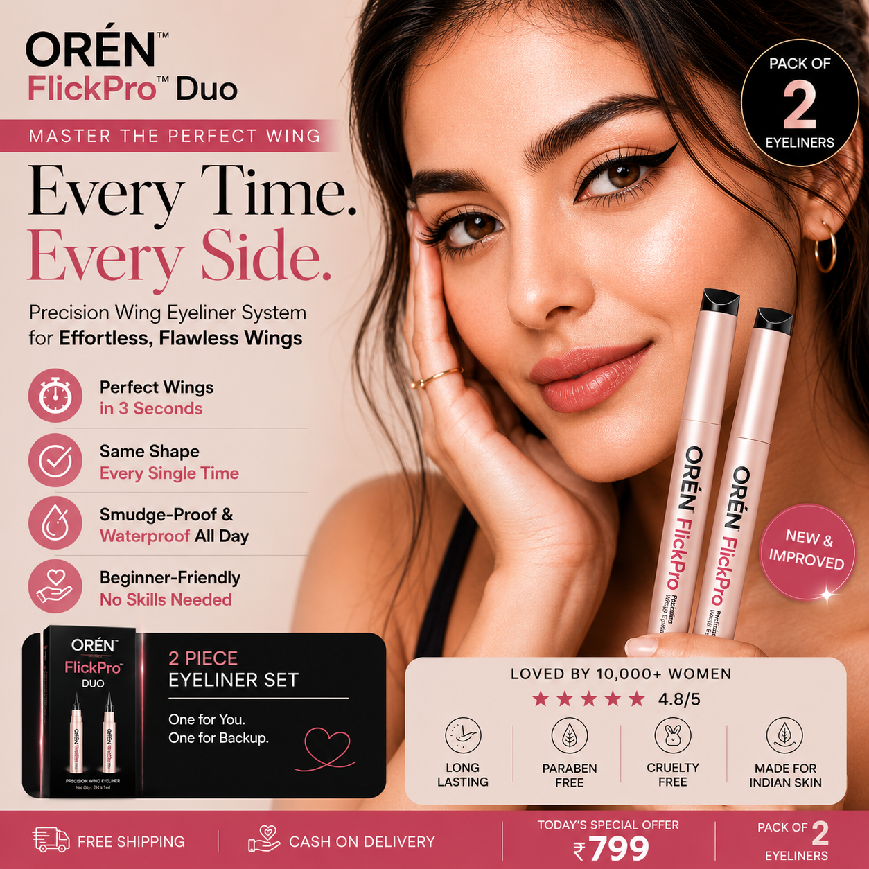 ORÉN FlickPro Duo – Flawless Wings. Every Time.