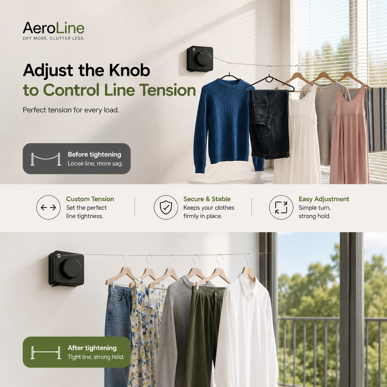 AeroLine - Dry More. Clutter Less