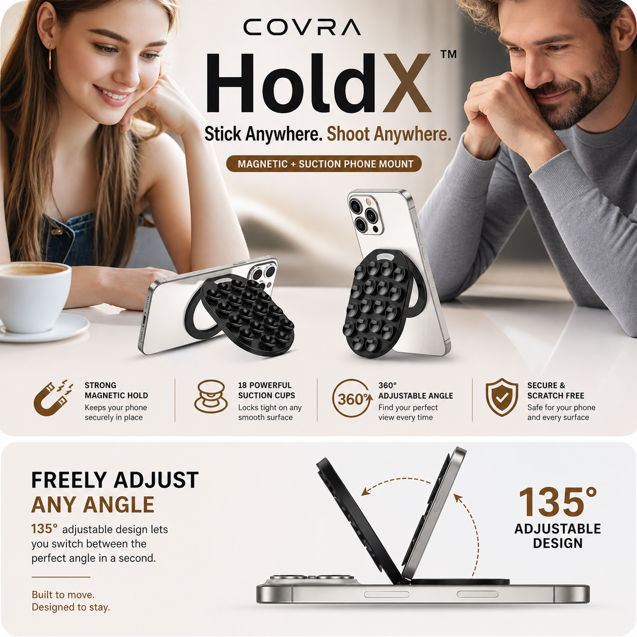 Covra HoldX -  Stick Anywhere. Shoot Anywhere.