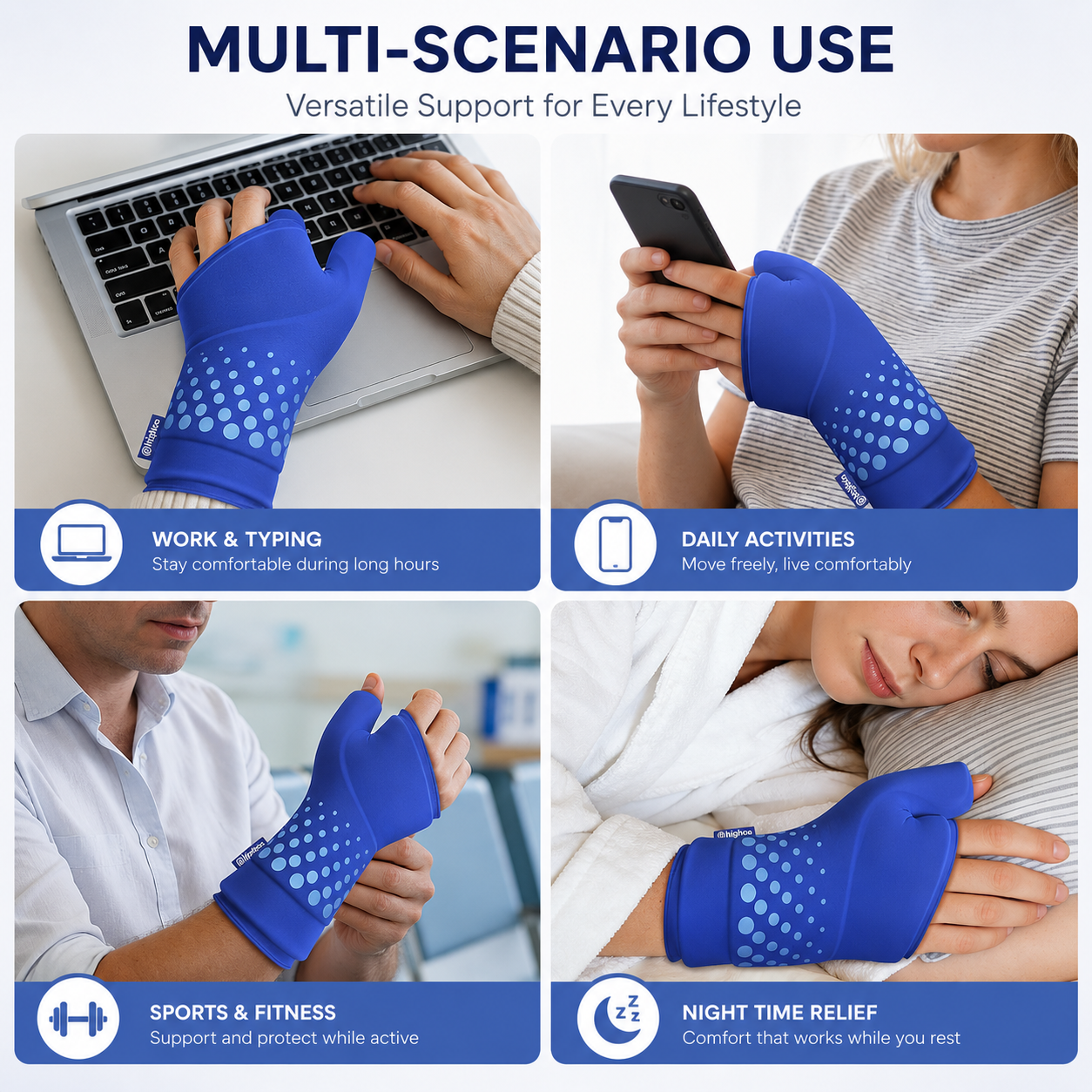 DuoTherm Wrist Wrap -  Heat. Cool. Recover.