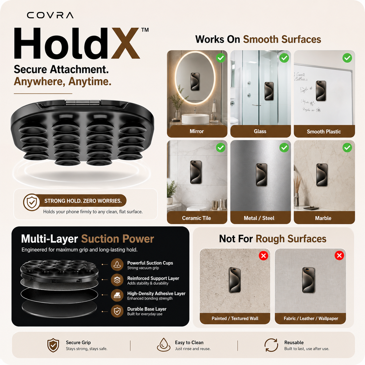 Covra HoldX -  Stick Anywhere. Shoot Anywhere.
