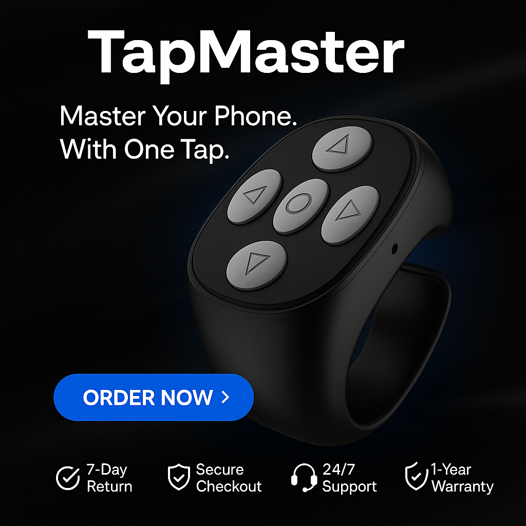 TapMaster™ — Master Your Phone. With One Tap.
