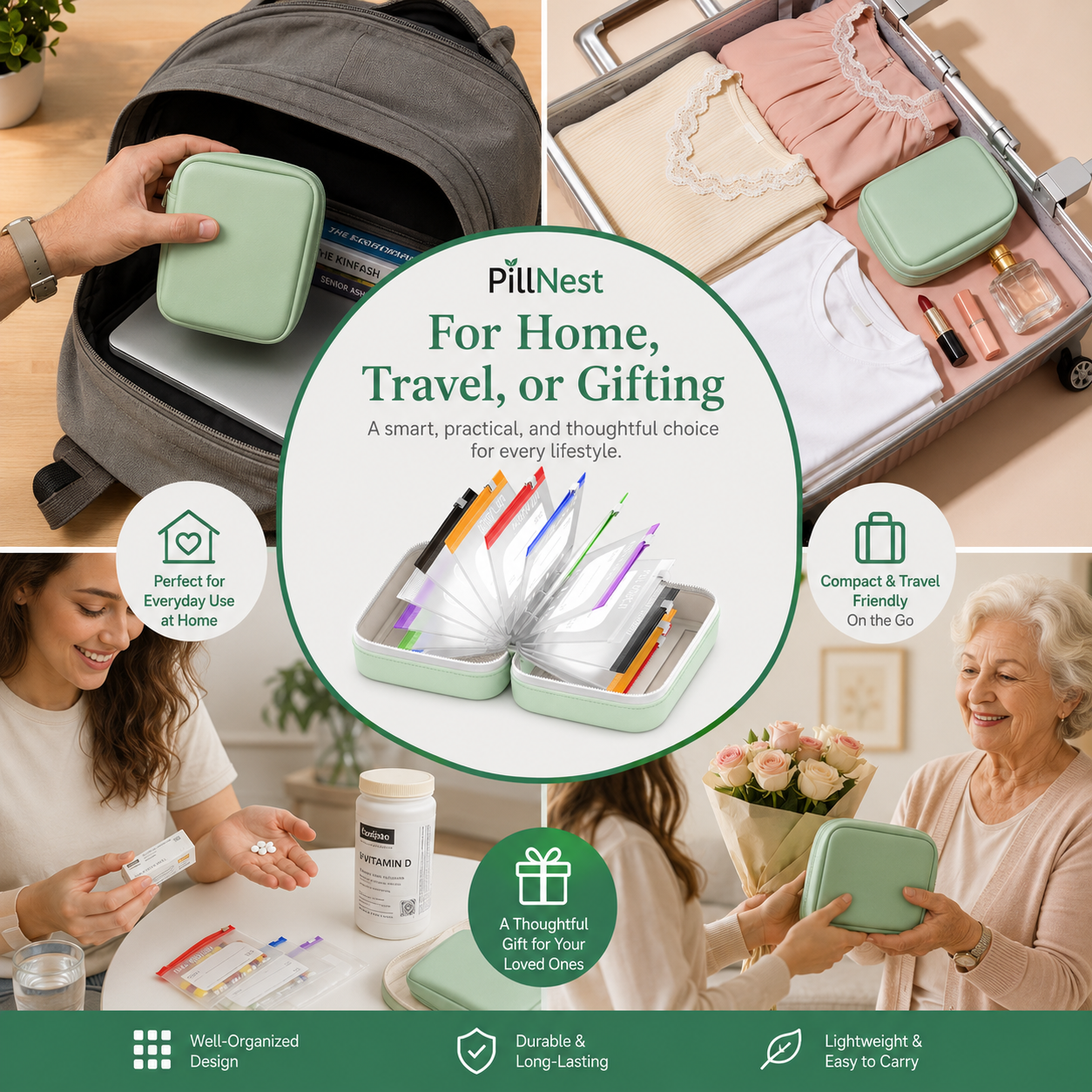PillNest - Organized health, wherever you go.