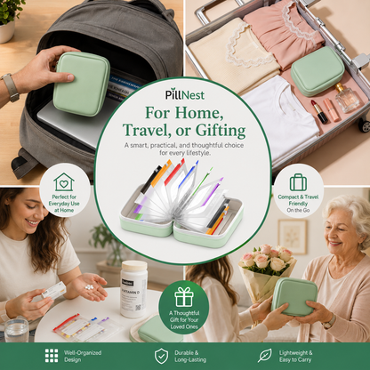PillNest - Organized health, wherever you go.