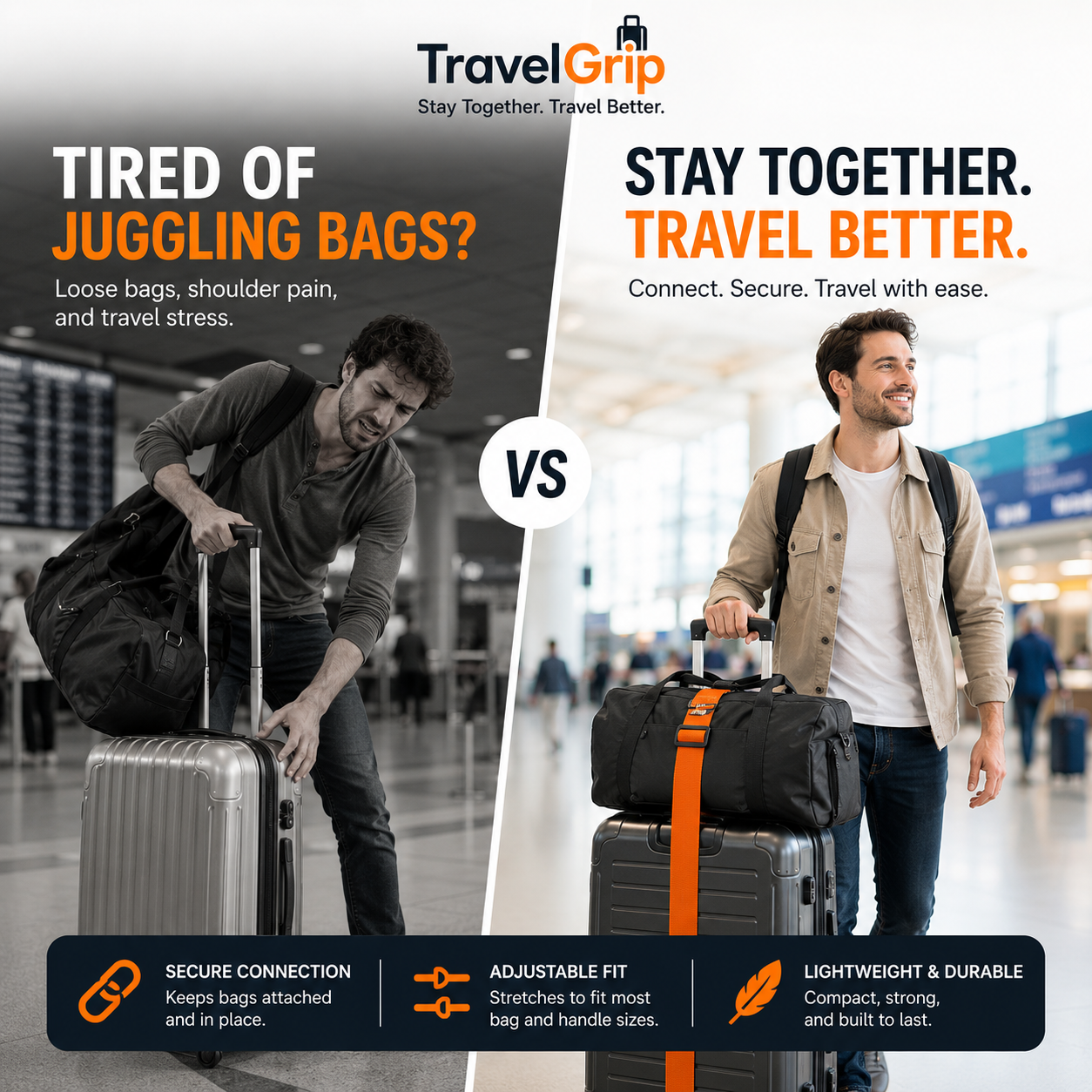 TravelGrip - Stay Together. Travel Better.