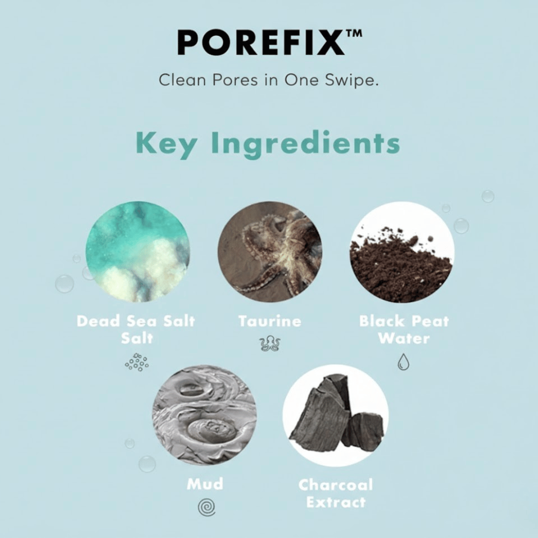 POREFIX™ - Clean Pores in One Swipe.