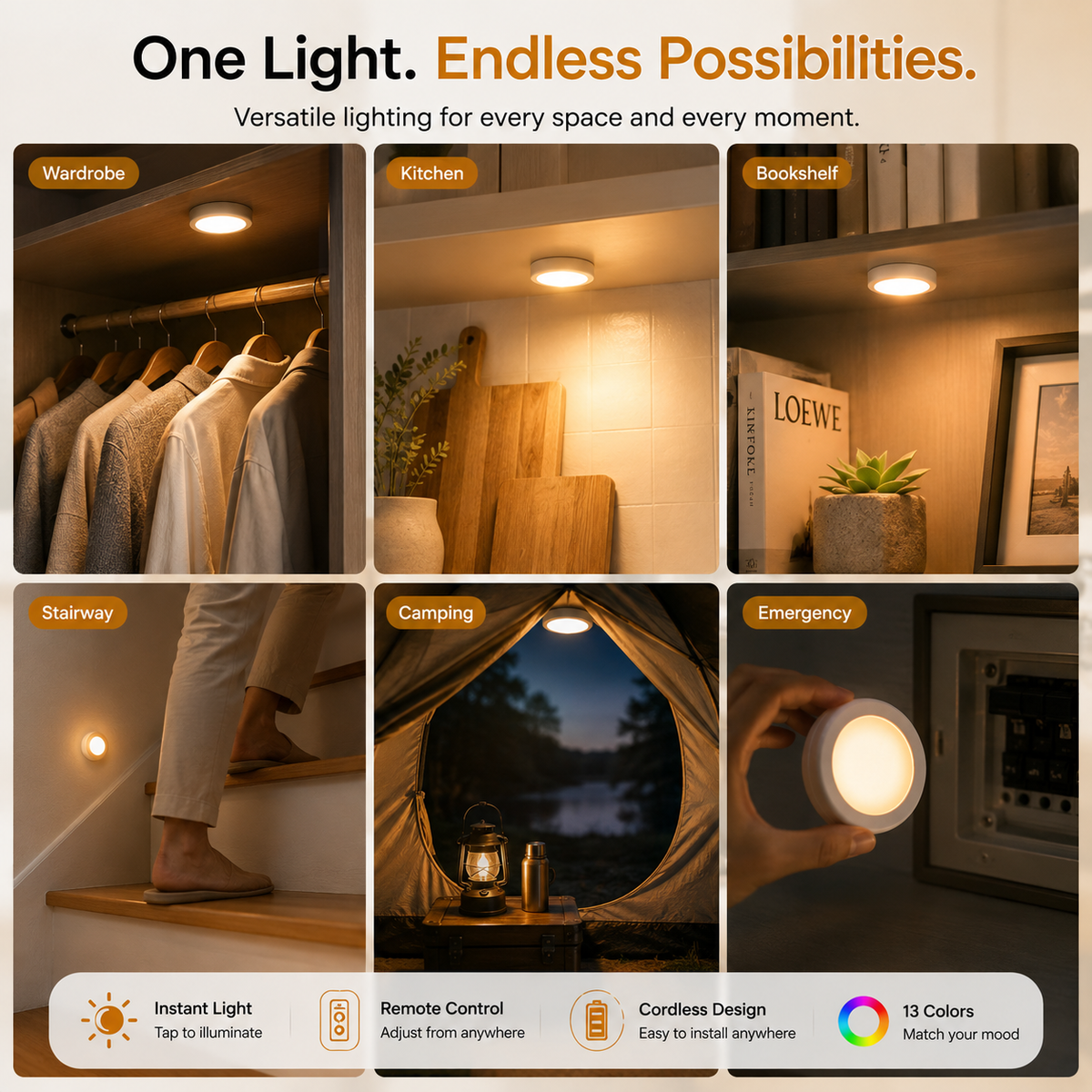 GlowEase - Instant Light. Zero Wiring.