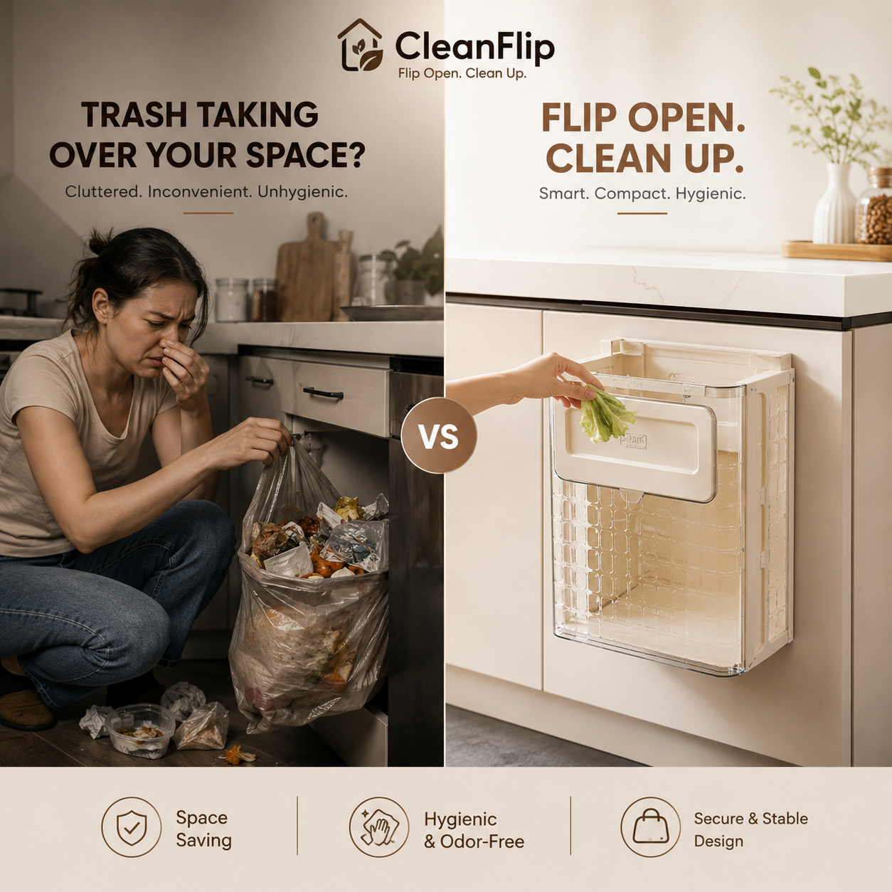 CleanFlip - Flip Open. Clean Up.
