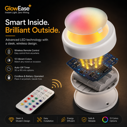 GlowEase - Instant Light. Zero Wiring.
