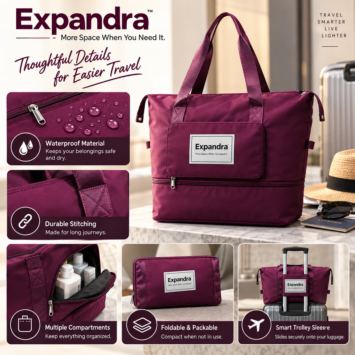 Expandra -  More Space When You Need It.