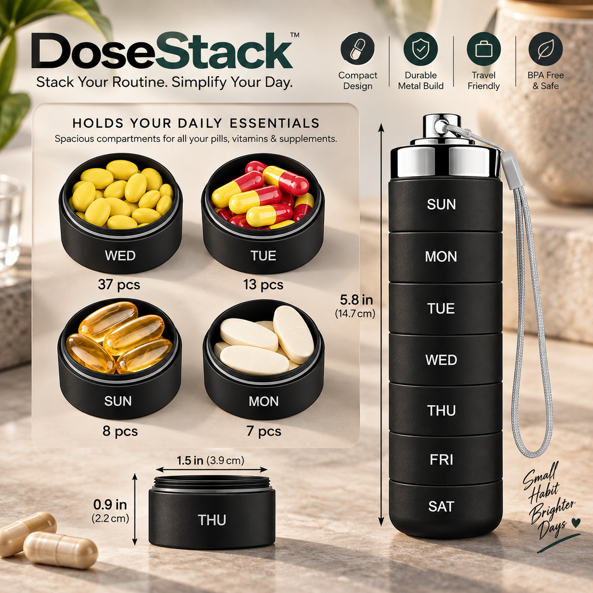 DoseStack - Stack Your Routine. Simplify Your Day.