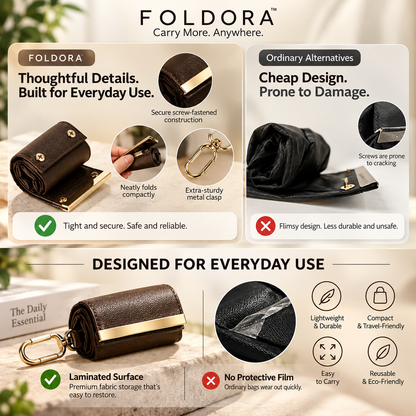 FOLDORA - Carry More. Anywhere.