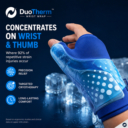 DuoTherm Wrist Wrap -  Heat. Cool. Recover.