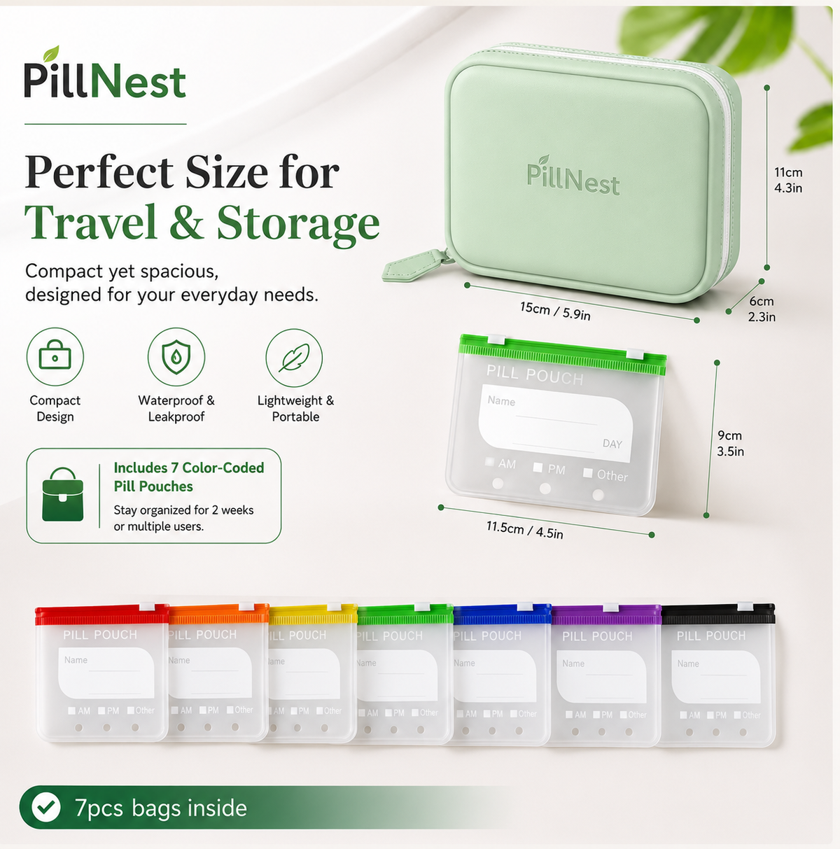 PillNest - Organized health, wherever you go.