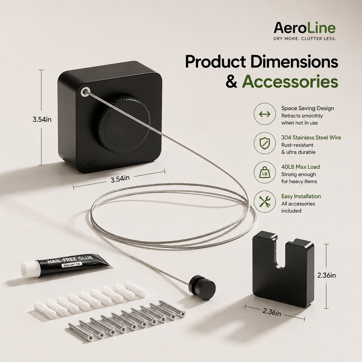 AeroLine - Dry More. Clutter Less