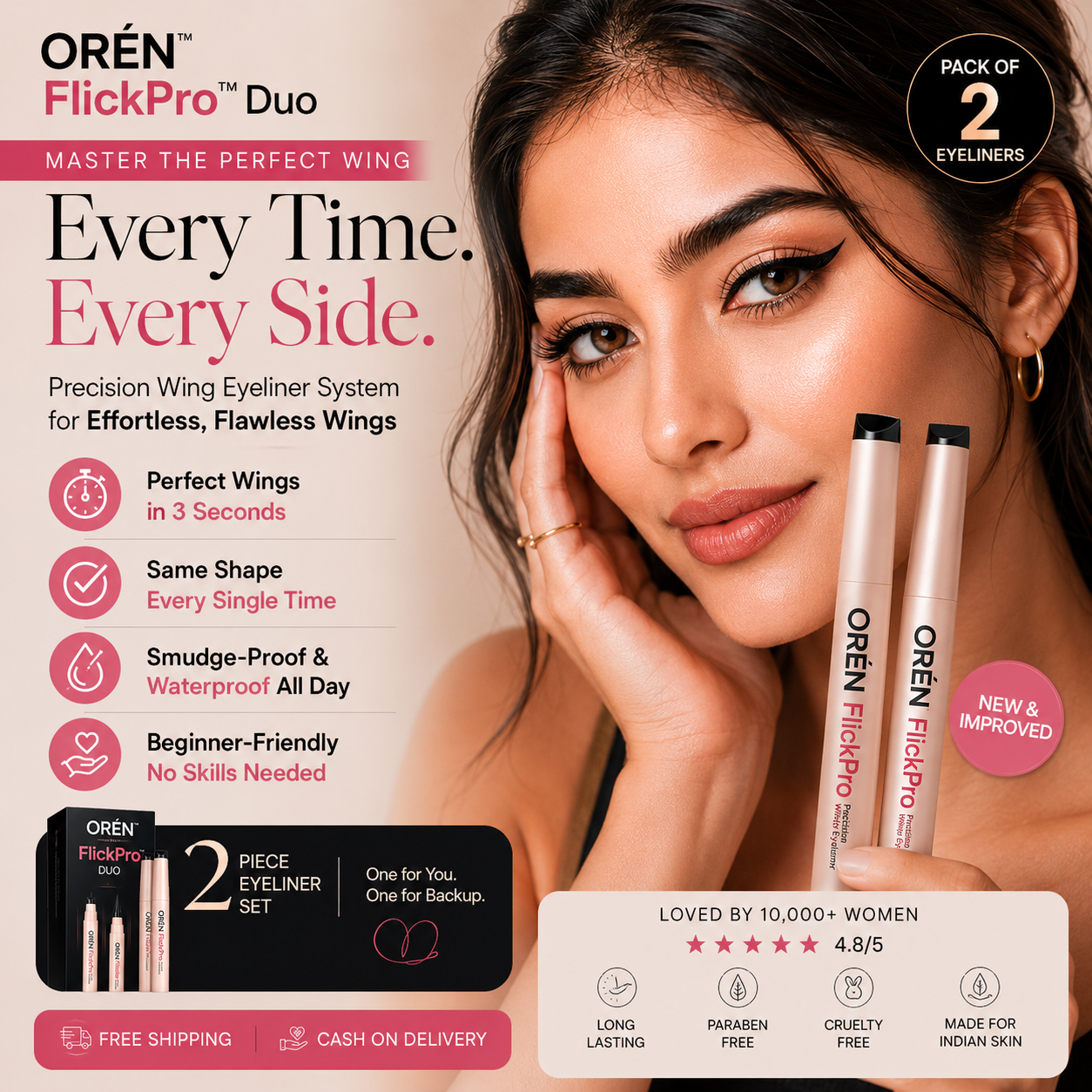 ORÉN FlickPro Duo – Flawless Wings. Every Time.