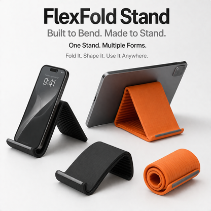 FlexFold Stand - Built to Bend. Made to Stand