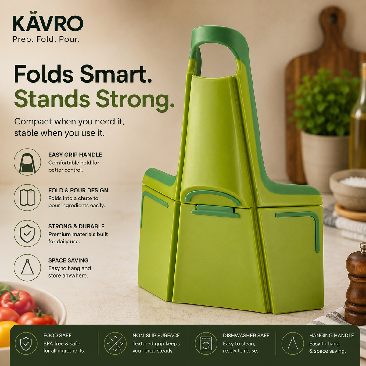 Kavro - Prep. Fold. Pour.