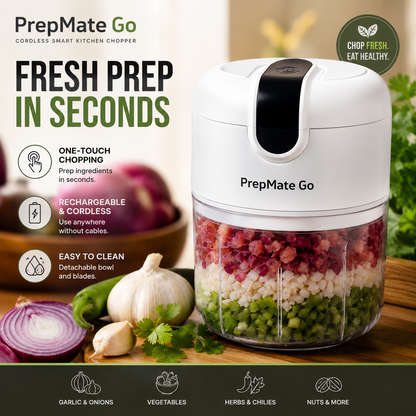 PrepMate Go™ – Cordless Smart Kitchen Chopper