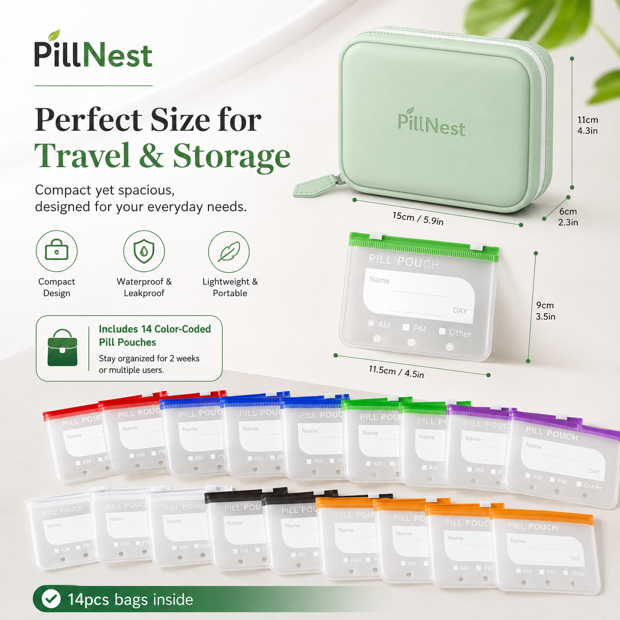 PillNest - Organized health, wherever you go.
