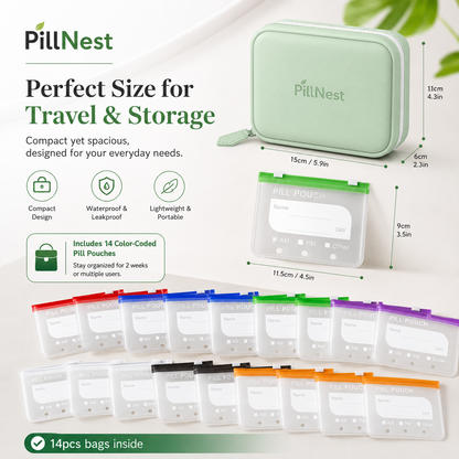 PillNest - Organized health, wherever you go.