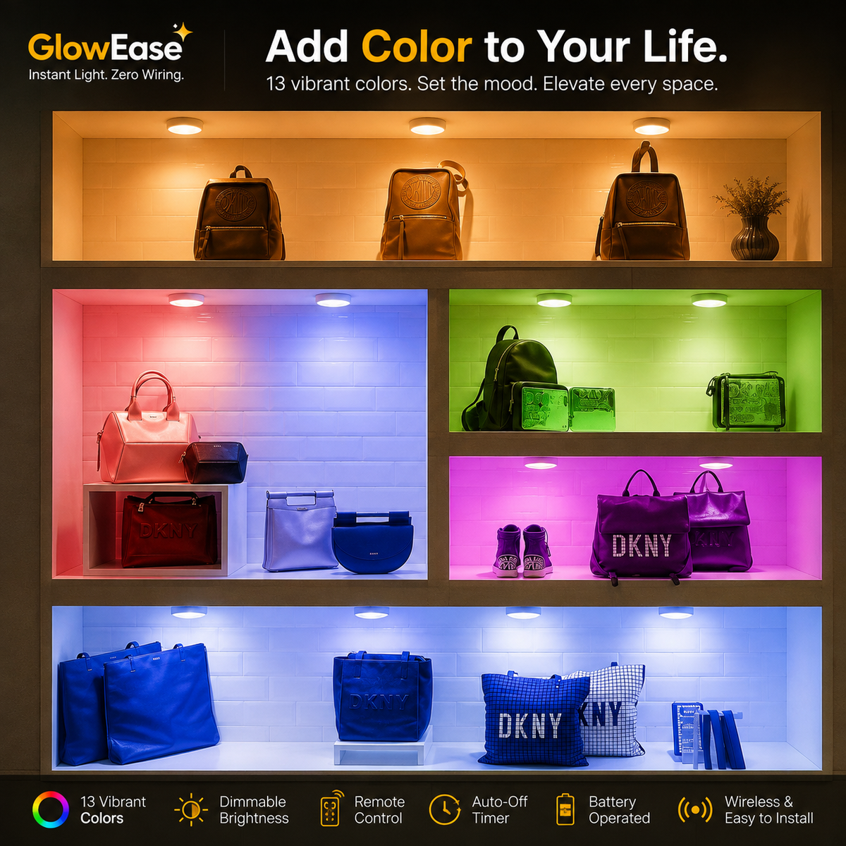 GlowEase - Instant Light. Zero Wiring.
