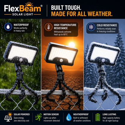 FlexBeam Solar Light  -  No Wiring. No Limits.