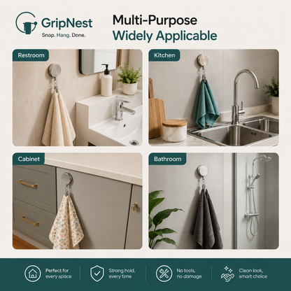 GripNest -  Snap. Hang. Done