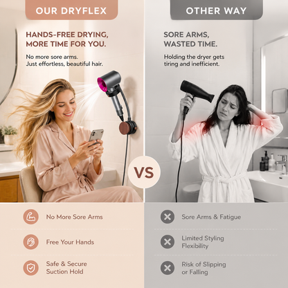 DryFlex- Hands-Free Drying.Effortless Styling.
