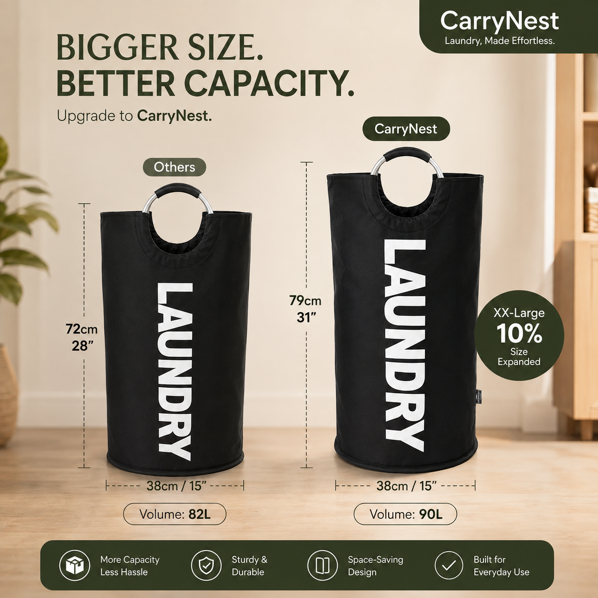 CarryNest - Laundry, Made Effortless.