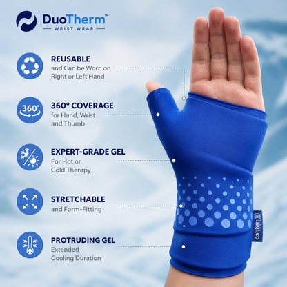 DuoTherm Wrist Wrap -  Heat. Cool. Recover.