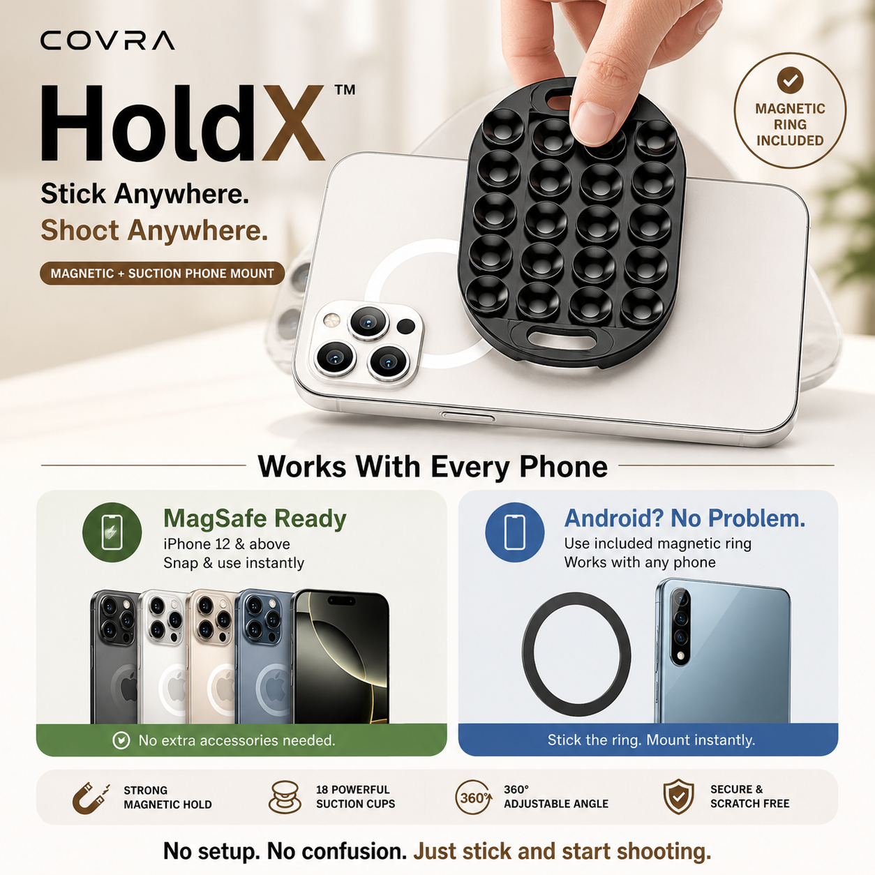 Covra HoldX -  Stick Anywhere. Shoot Anywhere.