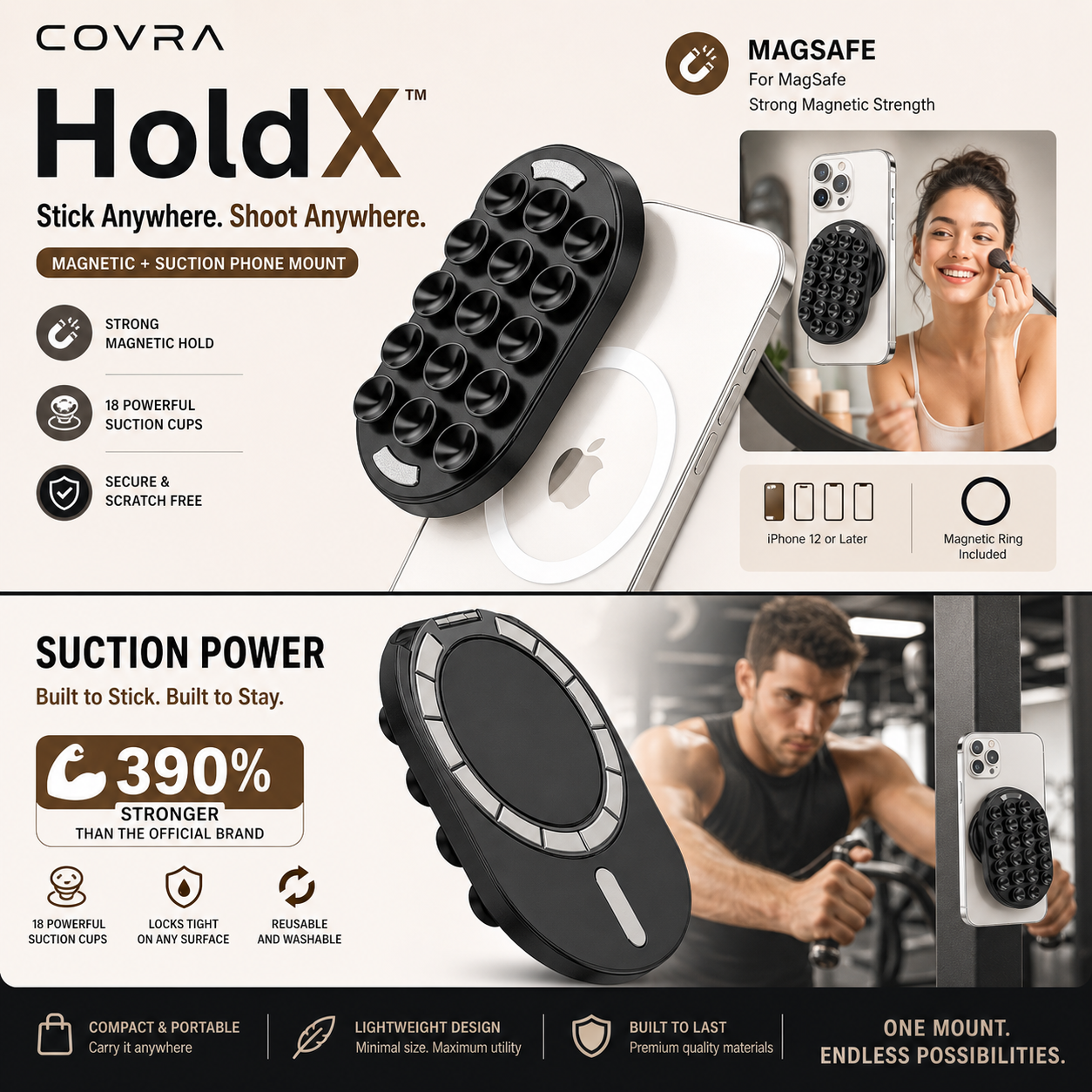 Covra HoldX -  Stick Anywhere. Shoot Anywhere.