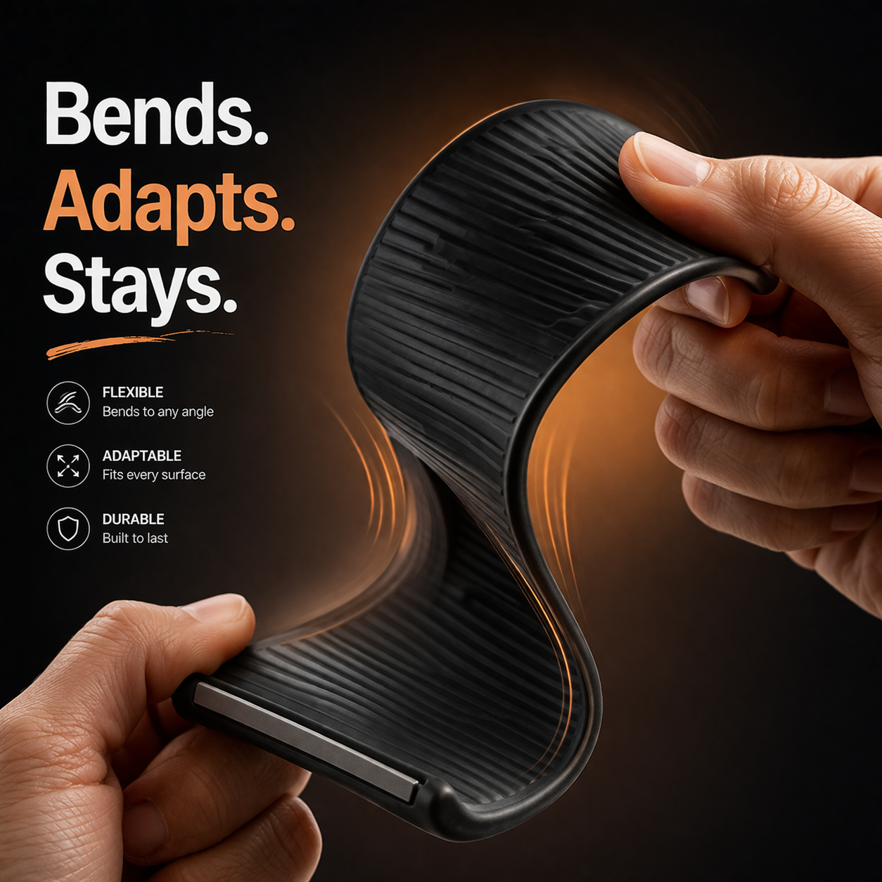 FlexFold Stand - Built to Bend. Made to Stand