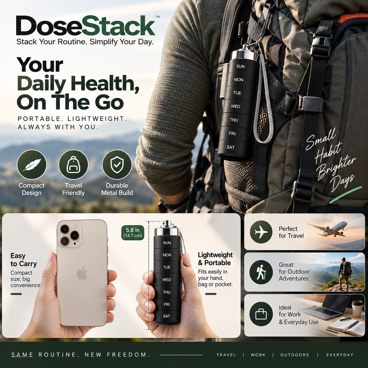 DoseStack - Stack Your Routine. Simplify Your Day.