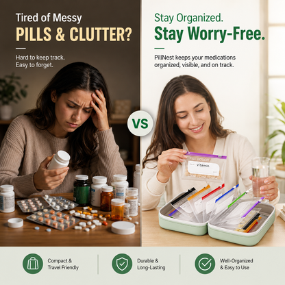 PillNest - Organized health, wherever you go.