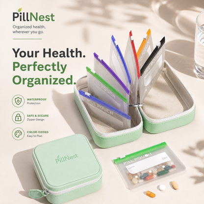 PillNest - Organized health, wherever you go.